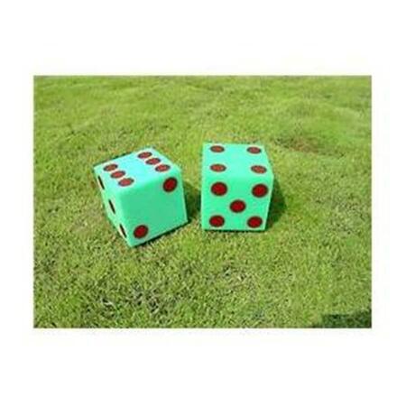 EVERRICH INDUSTRIES 5 in. Foam Dice with Dots, 2PK EVAJ-0028